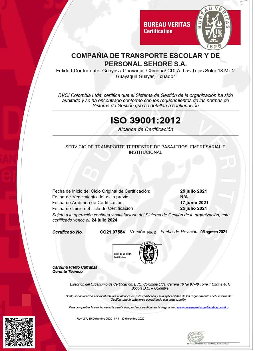 CERTIF ISO9001 2012